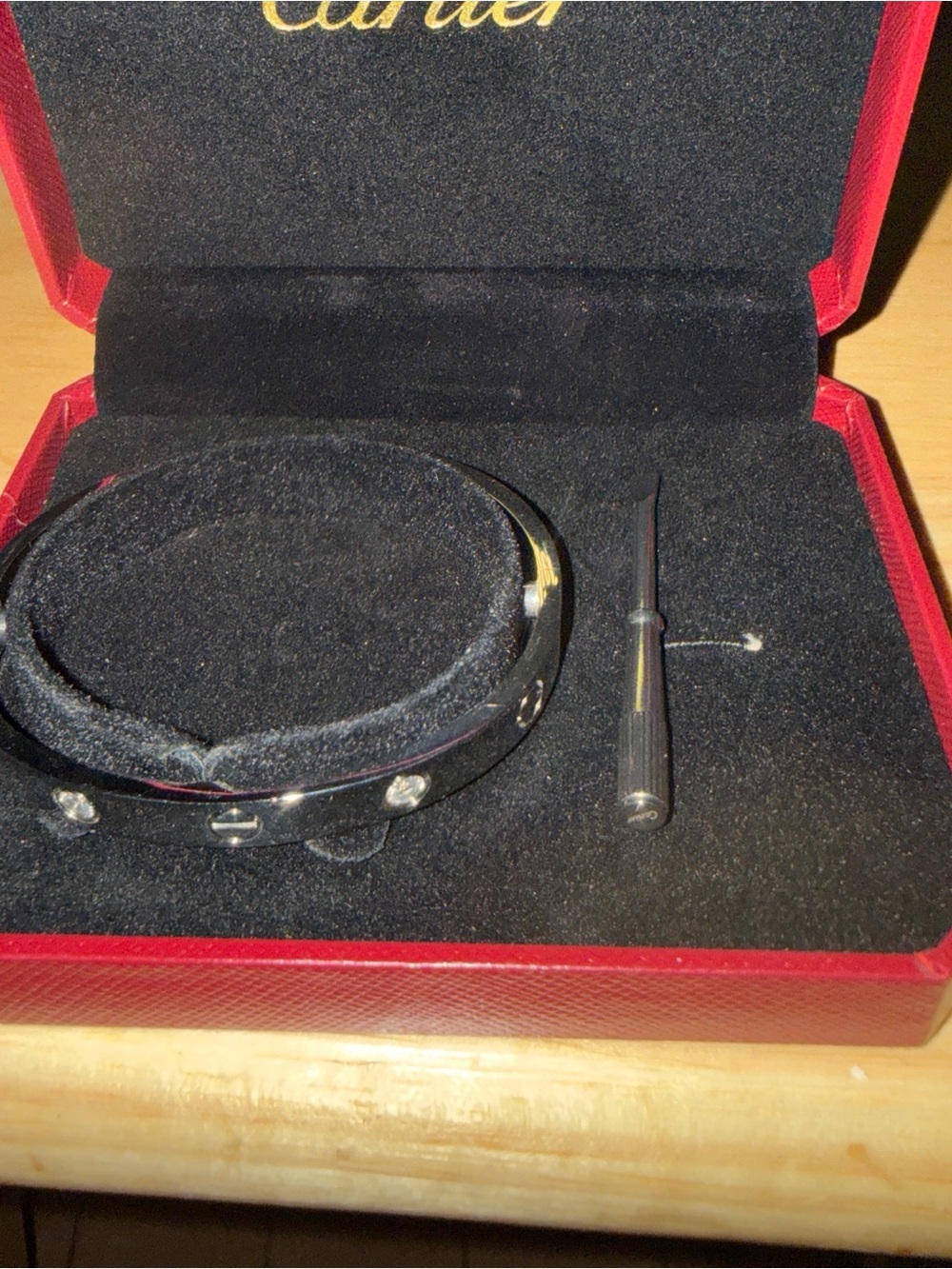 Women’s Screw Costume Bracelet in Silver Tone